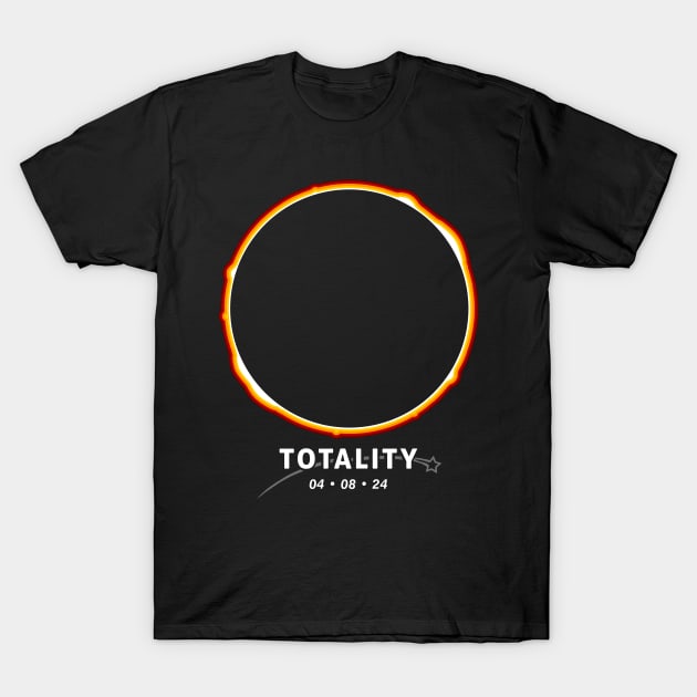 Totality, 2024 Total Solar Eclipse Viewing Shirt T-Shirt by Boots